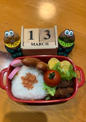 高二長女　お弁当(おむすび58)-レシピのメイン写真