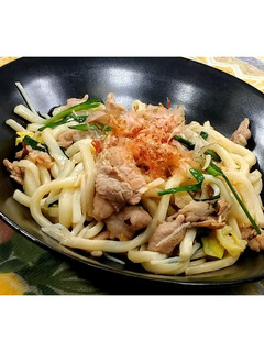 しょうゆだしの焼きうどん★動画あり★-レシピのメイン写真