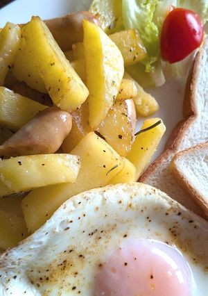 休日朝✨いつものソーセージをホテル朝食風に♡-レシピのメイン写真