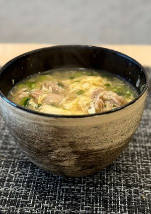 満腹感◎豚と豆腐のトロたまスープ-レシピのメイン写真