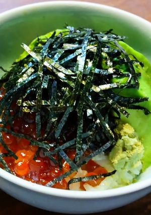 筋子＆アボカドの丼-レシピのメイン写真