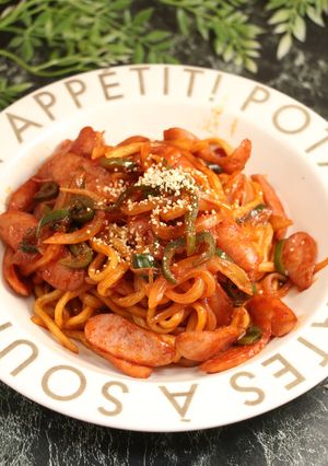 簡単!ちゃんぽん麺ナポリタン-レシピのメイン写真