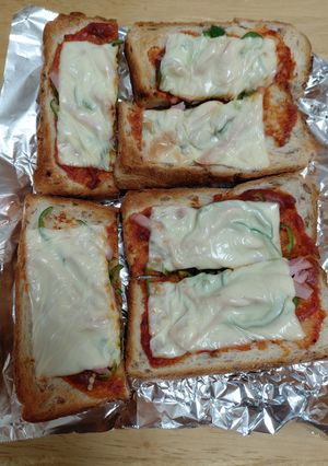 ピザパン-レシピのメイン写真