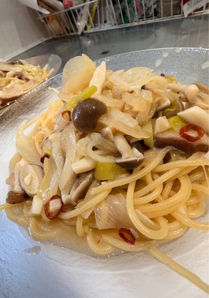 きのこと大葉の濃厚バター醤油パスタ-レシピのメイン写真