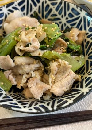 ☆秒でなくなる豚ロースの旨塩ごま油炒め☆-レシピのメイン写真
