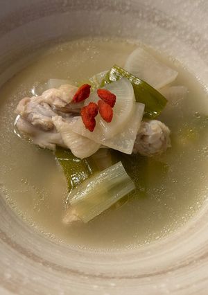 手羽元で簡単参鶏湯-レシピのメイン写真