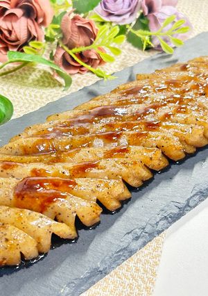 ヘルシー✨ぷるぷる食感こんにゃくステーキ-レシピのメイン写真