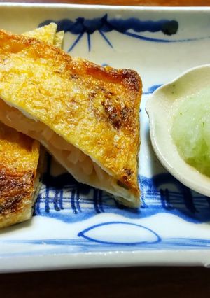 薄揚げの発酵玉葱包み焼き　「若葉おろし」-レシピのメイン写真