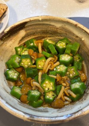 オクラなめこわさび和え⭐︎ズボラ嫁飯⭐︎-レシピのメイン写真