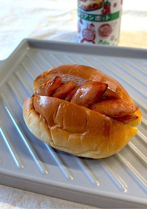 ソーセージだけのピリッとホットサンド-レシピのメイン写真