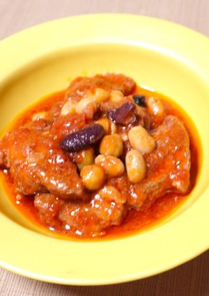 パパッと豚かたまり肉のトマト煮-レシピのメイン写真