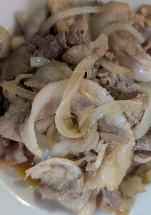 簡単★豚肉と玉ねぎのシャンタン炒め-レシピのメイン写真