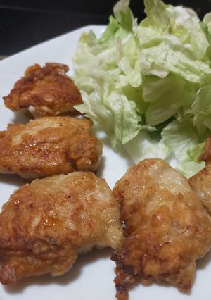 鶏むね肉のガーリック醤油-レシピのメイン写真