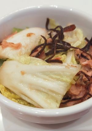 親父特製白菜と塩昆布とツナの漬物-レシピのメイン写真