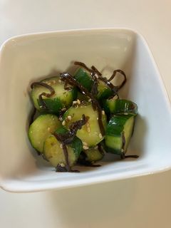 胡瓜の塩昆布和え-レシピのメイン写真