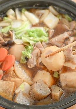 しょうゆ風味の芋煮-レシピのメイン写真