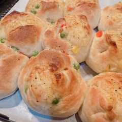 รูปของ 野菜マヨちぎりパン♡