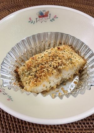 【学校給食】白身魚の香草パン粉焼き-レシピのメイン写真