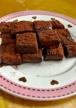 豆乳で材料2つで生チョコ♪♪-レシピのメイン写真