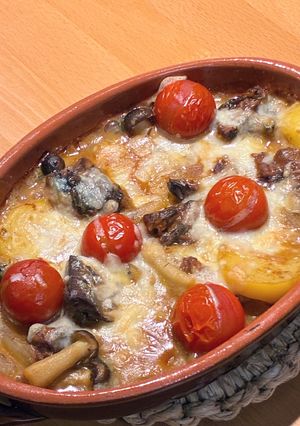 サバ味噌煮缶とじゃがいものグラタン-レシピのメイン写真