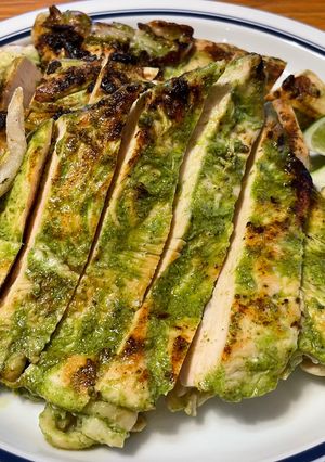 鶏むね肉のサルサヴェルデ！-レシピのメイン写真