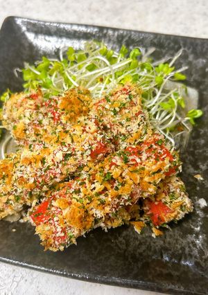 トースターで♪かにかまの青のりパン粉焼き-レシピのメイン写真
