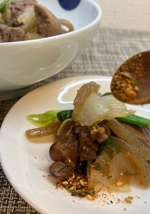 鶏レバーと糸蒟蒻の煮物-レシピのメイン写真
