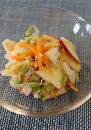 白菜とりんごのサラダ-レシピのメイン写真