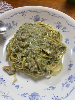青海苔クリームのツナマヨパスタ♡-レシピのメイン写真