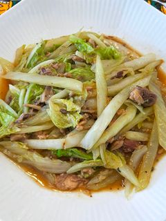 サバ水煮缶と白菜の中華炒め-レシピのメイン写真