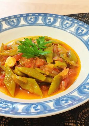 モロッコインゲンのトマト煮❀トルコ料理-レシピのメイン写真