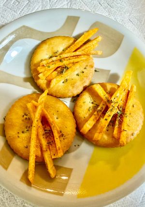子供考案の食べ方(カラムーチョ✖️クラッカー)-レシピのメイン写真