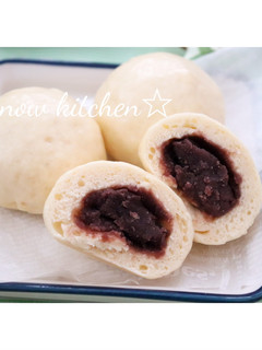 ふわふわもっちり♪こしあん饅頭-レシピのメイン写真