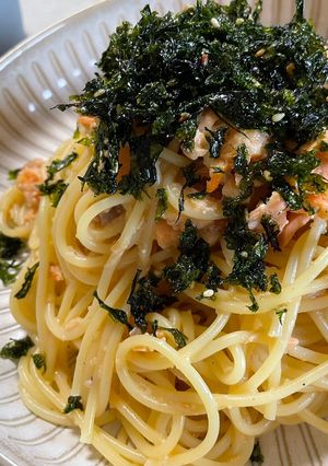 ＊鮭明太子パスタ-レシピのメイン写真