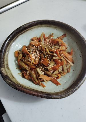 ごぼうとニンジンのきんぴら-レシピのメイン写真