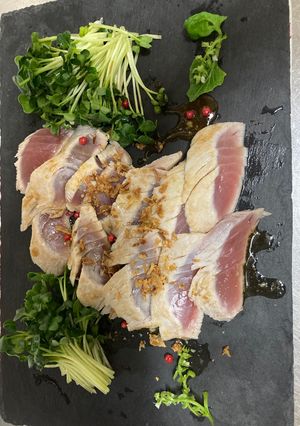 マグロの簡単カルパッチョ-レシピのメイン写真