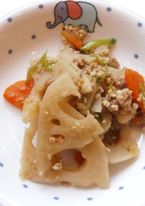 【保育園給食】れんこんのきんぴら-レシピのメイン写真