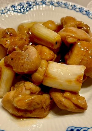 鳥もも肉と深谷ネギの焼鳥炒め-レシピのメイン写真