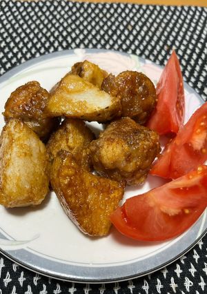 山芋と豚肉の簡単揚げ-レシピのメイン写真