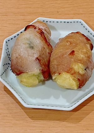 栗きんとんリメイク肉巻き-レシピのメイン写真