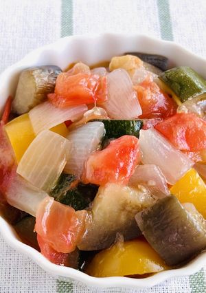 レンジで作る🎵野菜たっぷりラタトゥイユ-レシピのメイン写真