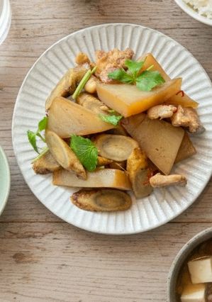 腸活◎鶏肉とこんにゃくの甘辛炒め煮-レシピのメイン写真