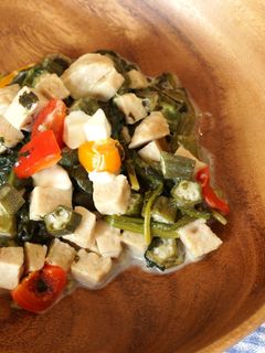 管理栄養士*ほうれん草と鶏のホットサラダ-レシピのメイン写真