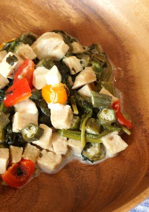 管理栄養士*ほうれん草と鶏のホットサラダ-レシピのメイン写真