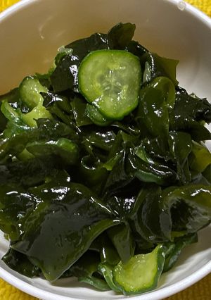 わかめときゅうりだけの酢の物-レシピのメイン写真