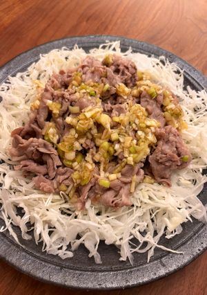 ごま油香る！豚肉のやみつきねぎ塩だれ-レシピのメイン写真