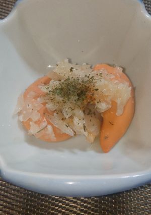 ホタテ卵のらっきょう塩こうじ-レシピのメイン写真