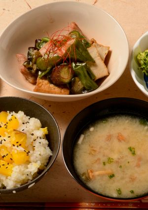 視覚と味覚で楽しむ華やか定食-レシピのメイン写真