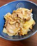 【丼でも】白菜きのこ豚バラ中華あん