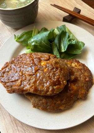 意外と激うま！いわし缶ハンバーグ-レシピのメイン写真